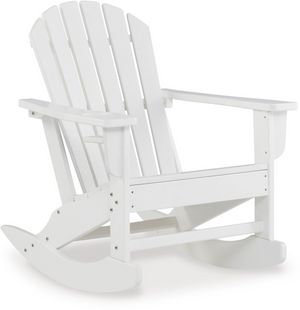 Signature Design by Ashley® Sundown Treasure White Outdoor Rocking Chair