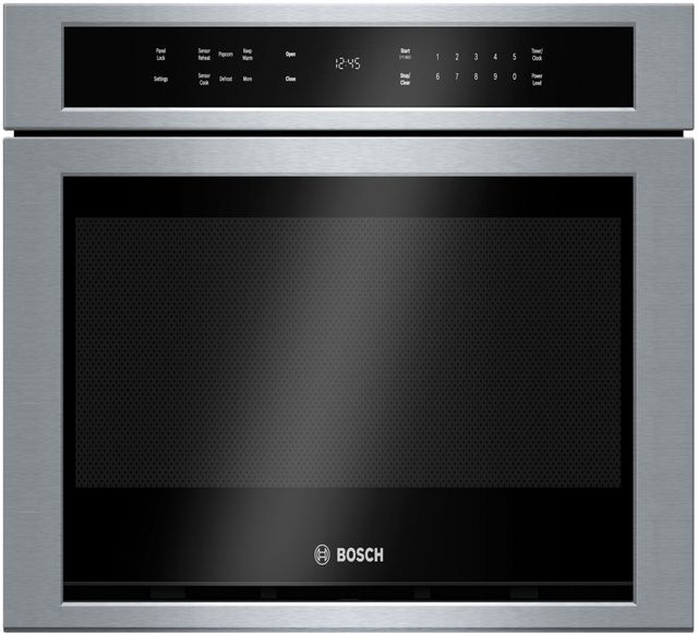 Bosch® 500 Series 2.1 Cu. Ft. Stainless Steel Over the Range Microwave, Yale Appliance