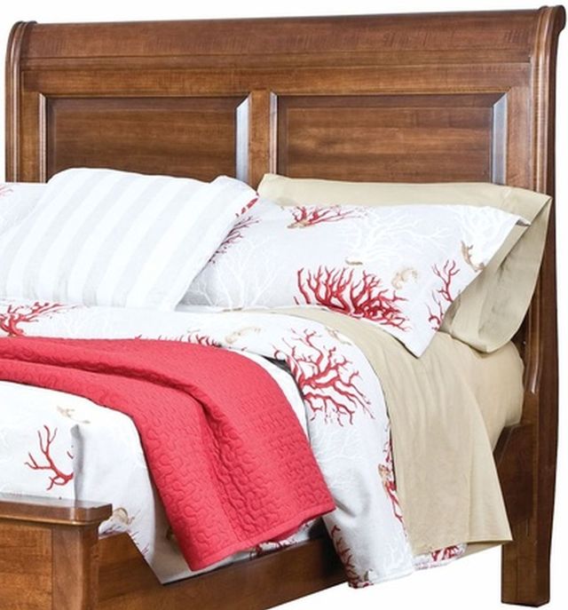 Durham Furniture Solid Accents Cherry Mist Queen Sleigh Bed 2