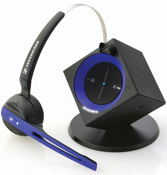 Sennheiser OfficeRunner Blue Wireless Headset 1