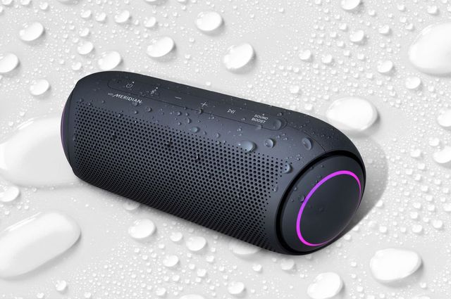 LG XBOOM GO PL5 Black Portable Bluetooth Speaker with Meridian Audio Technology 4