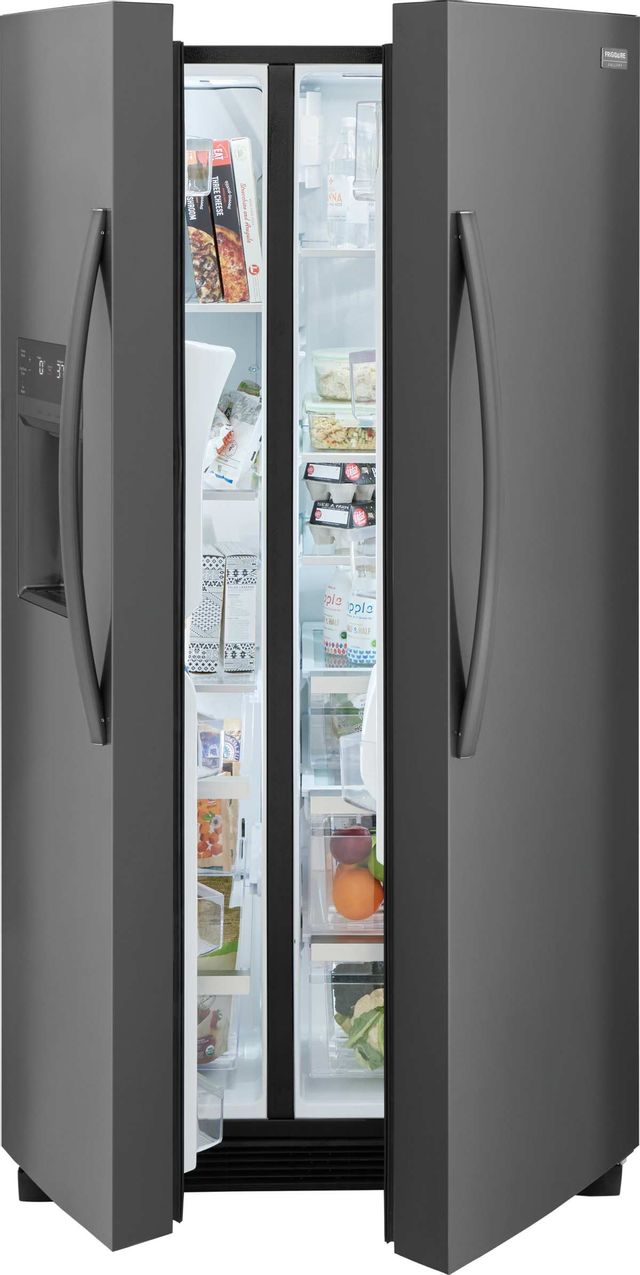 Frigidaire Gallery® 22.2 Cu. Ft. Black Stainless Steel Counter Depth Side-by-Side Refrigerator 8