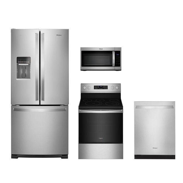 Whirlpool 4 Piece Stainless Steel Kitchen Package