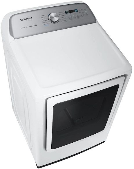 Samsung 7.4 Cu. Ft. White Gas Dryer 4