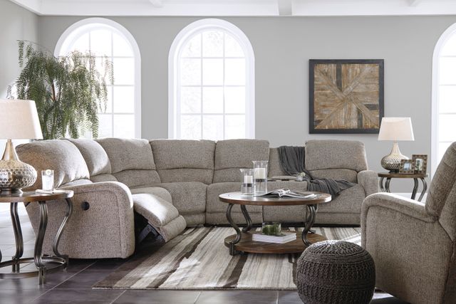 Signature Design by Ashley® Pittsfield Right Arm Facing Double Reclining Power Console Loveseat 2