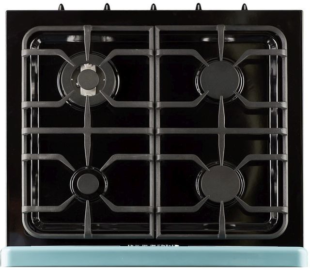 Unique® Appliances Classic Retro 30" Ocean Mist Turquoise Freestanding Natural Gas Range 3