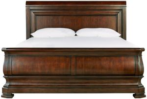 Universal Explore Home™ Reprise Classical Cherry King Sleigh Bed