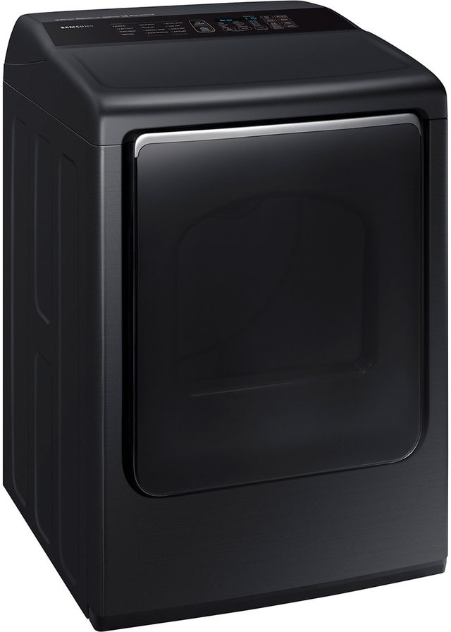 Samsung 7.4 Cu. Ft. Fingerprint Resistant Black Stainless Steel Front Load Gas Dryer 2