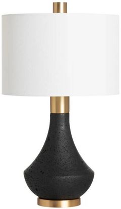 Crestview Collection Ryder Black/Gold Table Lamp
