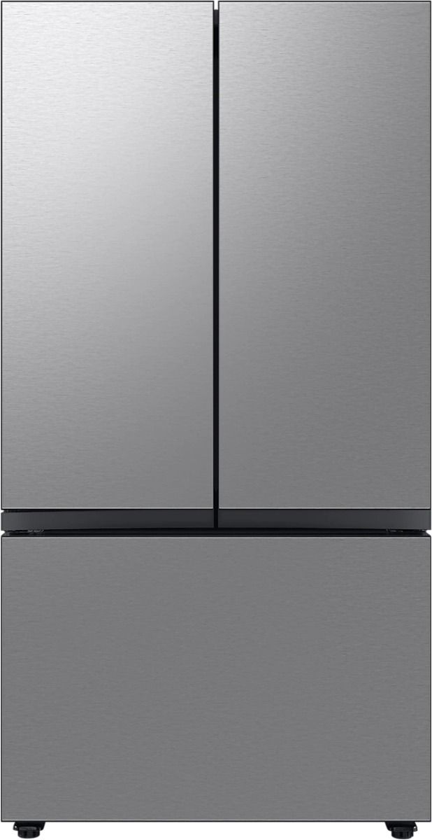 Samsung Bespoke 24.0 Cu. Ft. Pre-Built Stainless Steel Panel Counter Depth French Door Refrigerator 