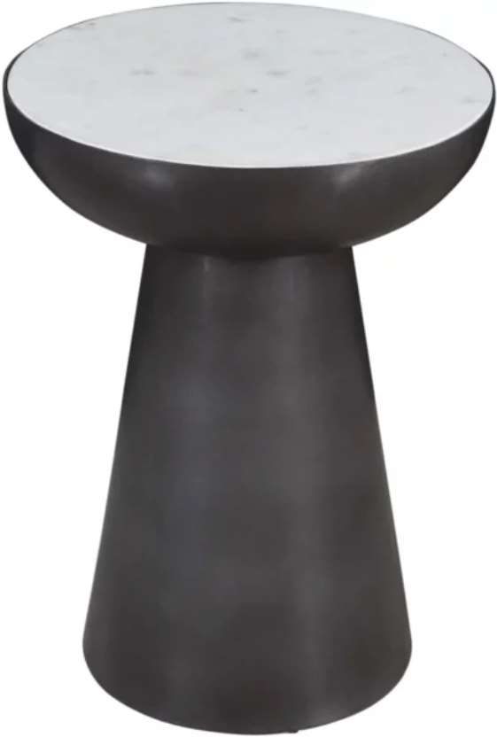 Jofran Inc. Circularity Black Round Chairside Table-0