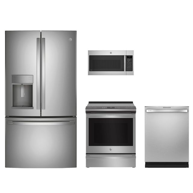 GE Profile™ 4 Piece Stainless Steel Kitchen Package-0