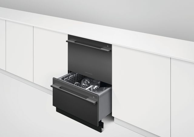 Fisher & Paykel Series 7 24" Black Stainless Steel Double DishDrawer™ Dishwasher 6