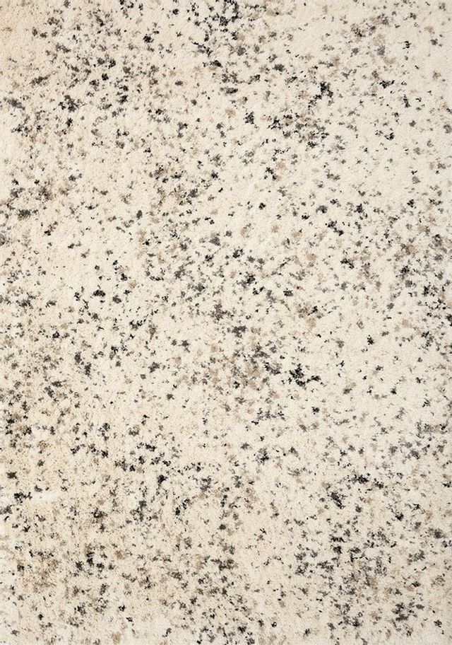 Kalora Interiors Maroq Cream Beige Grey Speckled Shag 7'10'' x  10'10'' Rug
