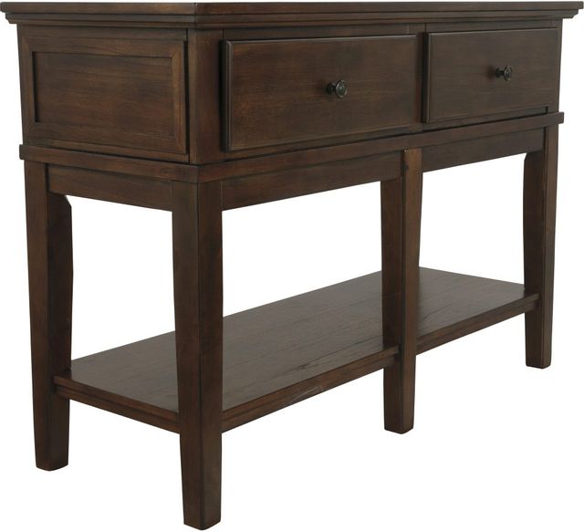 Signature Design by Ashley® Gately Medium Brown Console Sofa Table 0