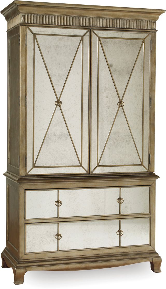 Hooker® Furniture Sanctuary Gold/Silver Armoire