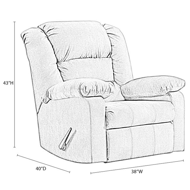 Behold Home Cody Grey Recliner-1