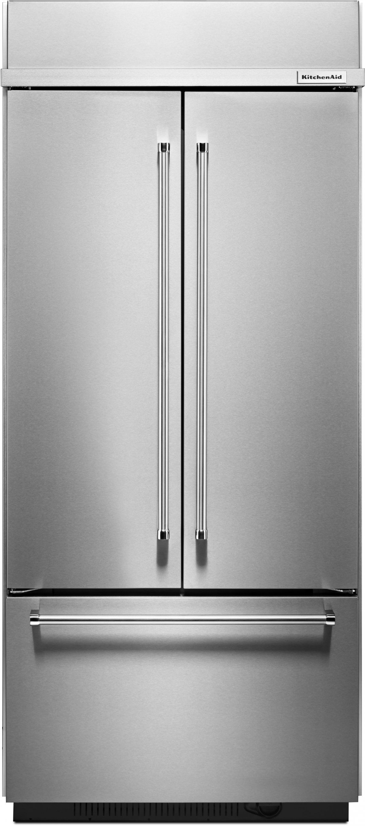 KitchenAid® 20.81 Cu. Ft. Stainless Steel Built In French Door Refrigerator