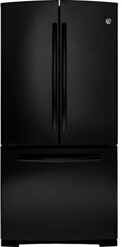 GE 22.1 Cu. Ft, French Door Bottom Freezer Refrigerator-Black