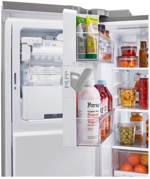 LG 22.0 Cu. Ft. Print Proof Stainless Steel Counter Depth French Door Refrigerator 7