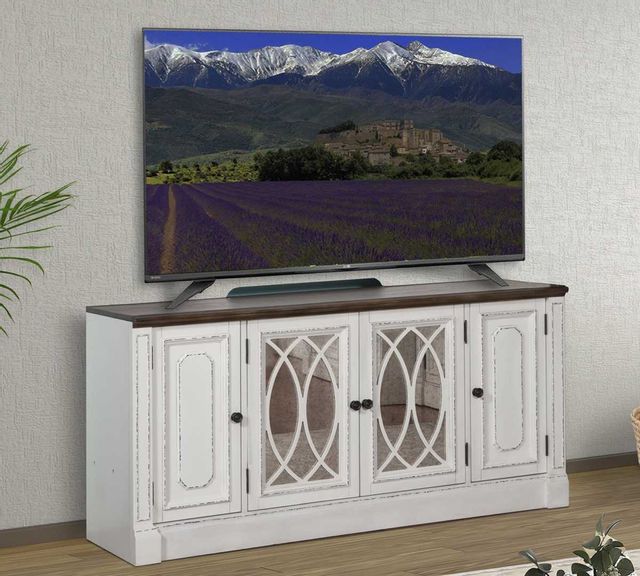 Parker House® Provence Vintage Alabaster 63" TV Console 2