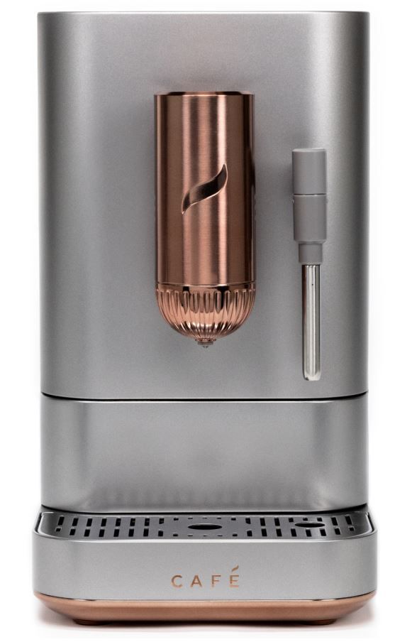 Café™ AFFETTO Steel Silver Automatic Espresso Machine and Frother-2