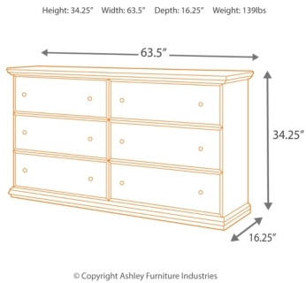 Signature Design By Ashley® Maribel Black Dresser | Denno's Furniture ...