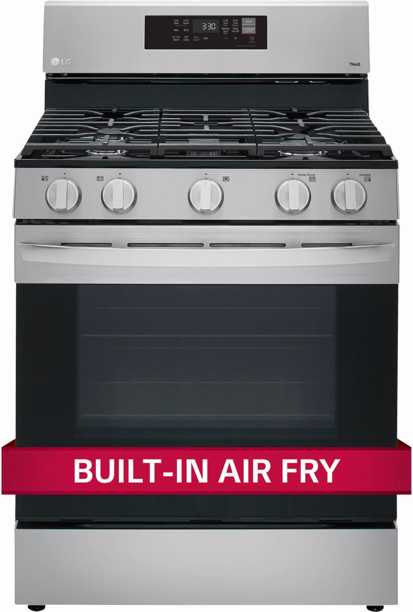 LG 30 Free Standing Gas Convection Smart Range With Air Fry Colder s 