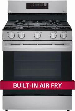 LG 30" Stainless Steel Free Standing Gas Convection Smart Range with Air Fry-LRGL5823S