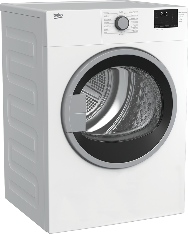 Beko 3.7 Cu. Ft. White Front Load Electric Dryer-1