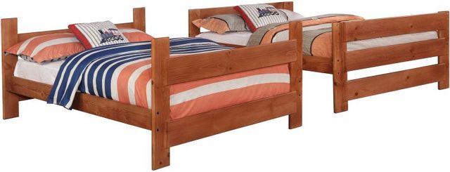 Coaster® Wrangle Hill Amber WashFull/Full Bunk Bed 2