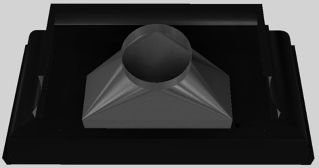Vent-A-Hood® Designer Series 54" Black Wall Mounted Range Hood 5