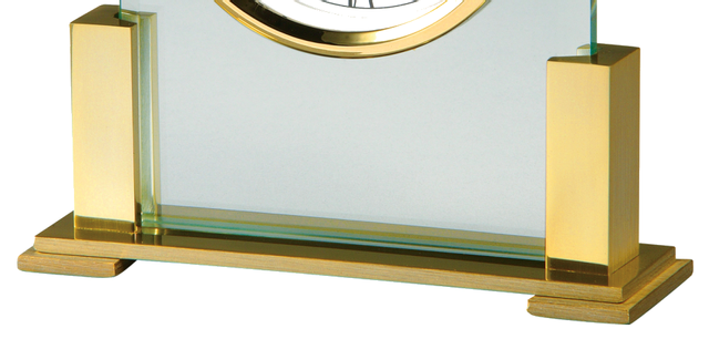 Howard Miller® Paramount Brass Tabletop Clock 1