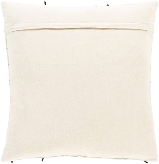 Surya Justine Beige 18"x18" Pillow Shell with Polyester Insert-1