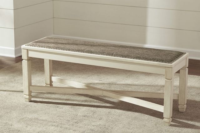 Signature Design by Ashley® Bolanburg Two Tone Dining Room Bench 6