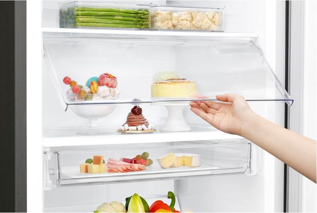 Réfrigérateur à congélateur inférieur de 26 po LG® de 11,7 pi³ - Acier noble 4
