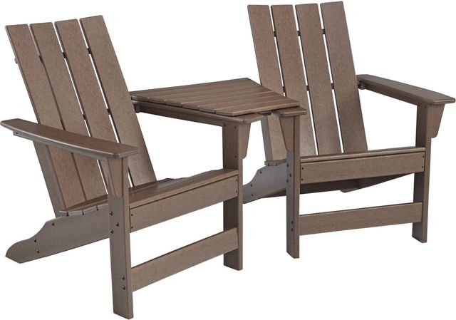 Signature Design by Ashley® Emmeline 3-Piece Brown Outdoor Seating Set