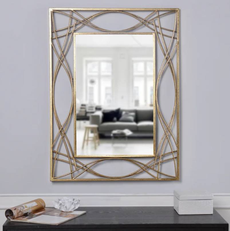 Stylecraft Black/Gold Mirror | Colder's | Milwaukee Area