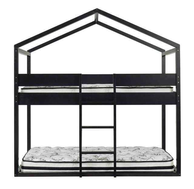 Signature Design by Ashley® Flannibrook Black Twin/Twin House Loft Bed 3