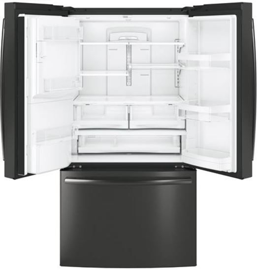 GE ® Adora Series 27.7 Cu. Ft. French Door Refrigerator-Black Stainless 2