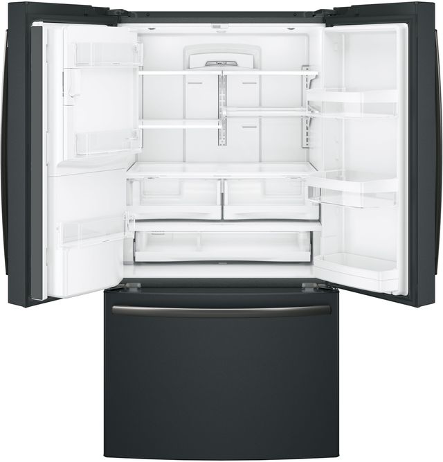GE ® Adora Series 27.7 Cu. Ft. French Door Refrigerator-Black Slate 2