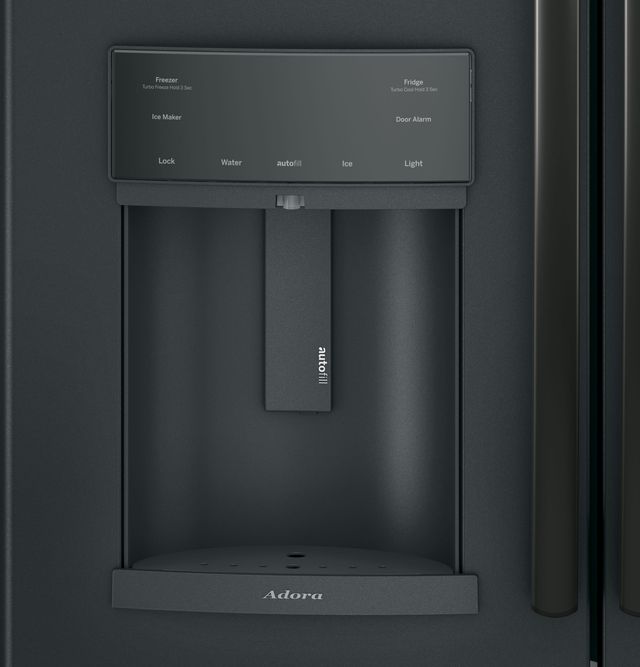 GE ® Adora Series 27.7 Cu. Ft. French Door Refrigerator-Black Slate 4