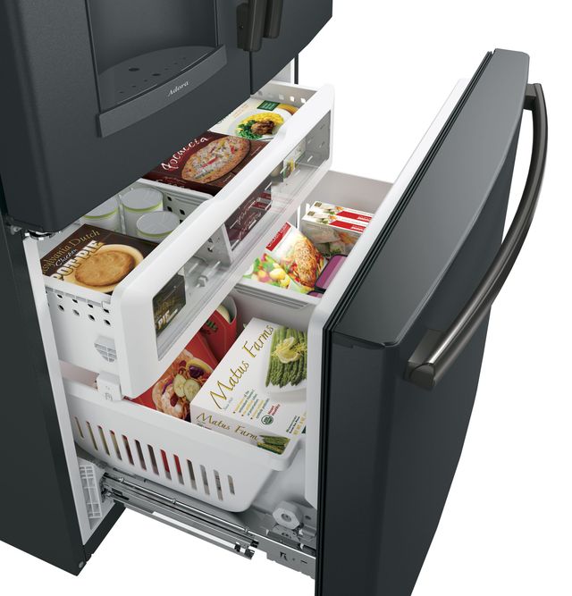 GE ® Adora Series 27.7 Cu. Ft. French Door Refrigerator-Black Slate 5