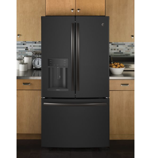 GE ® Adora Series 27.7 Cu. Ft. French Door Refrigerator-Black Slate 6