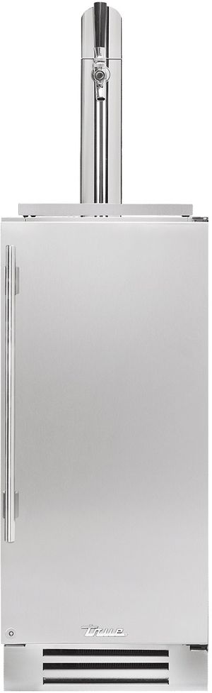 Open Box **Scratch and Dent** True® 15" Stainless Steel Kegerator