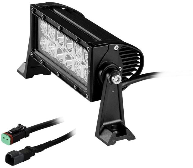 Heise® 8" Black 12 LED Dual Row Lightbar 2
