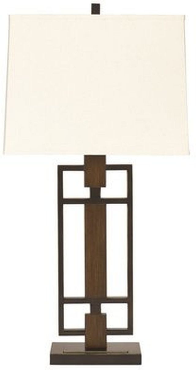 Signature Design by Ashley® Omaris 2-Piece Bronze Table Lamp 2