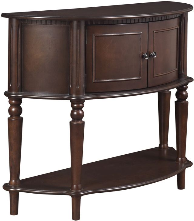 Coaster® Entry Brown Console Table with Curved Front