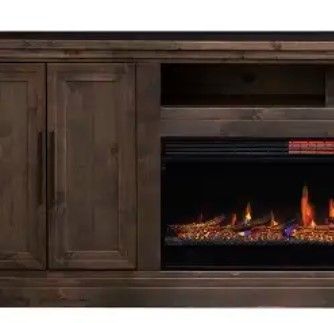 Legends Furniture Inc. Monterey Java Super Fireplace Console 1