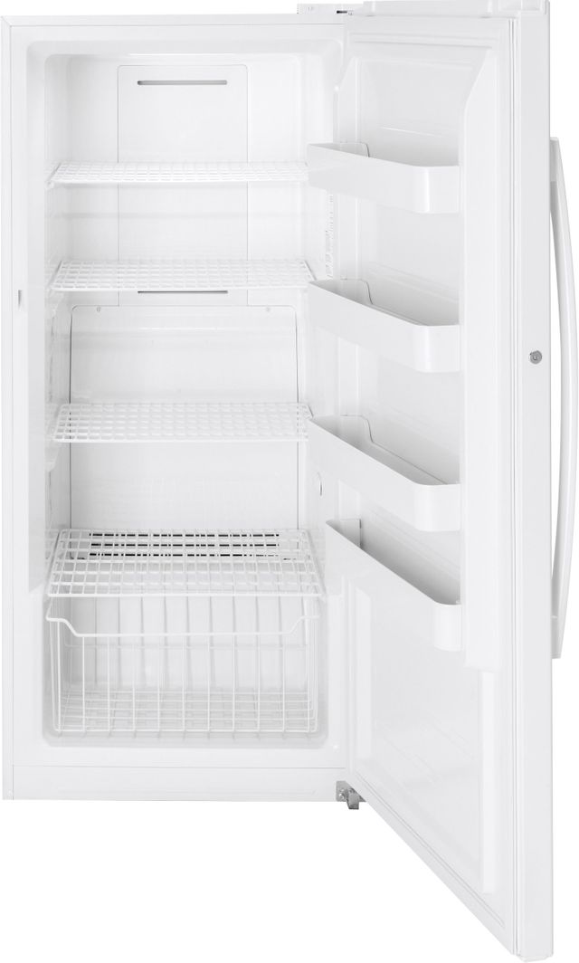 GE® 14.1 Cu. Ft. White Upright Freezer 1